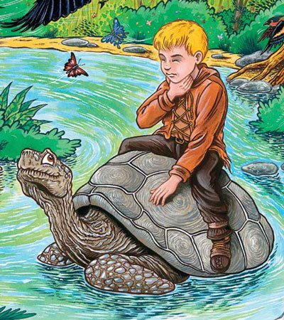 Please, please, Mr Turtle, can you help me find my voice? - Whisper Boy by Claire Everton